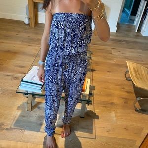 Lilly Pulitzer blue jumpsuit in size S